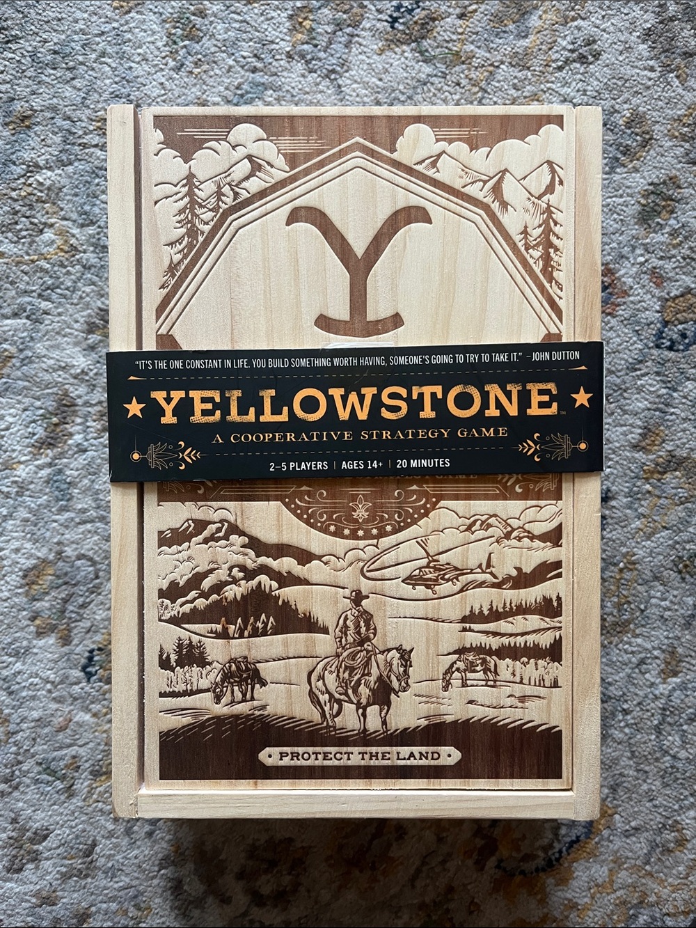 Yellowstone Cooperative Strategy Game Board Game